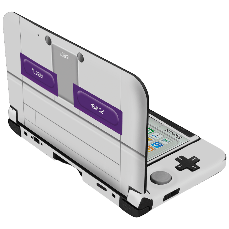 SNES Nintendo 3DS XL 2015 Skin