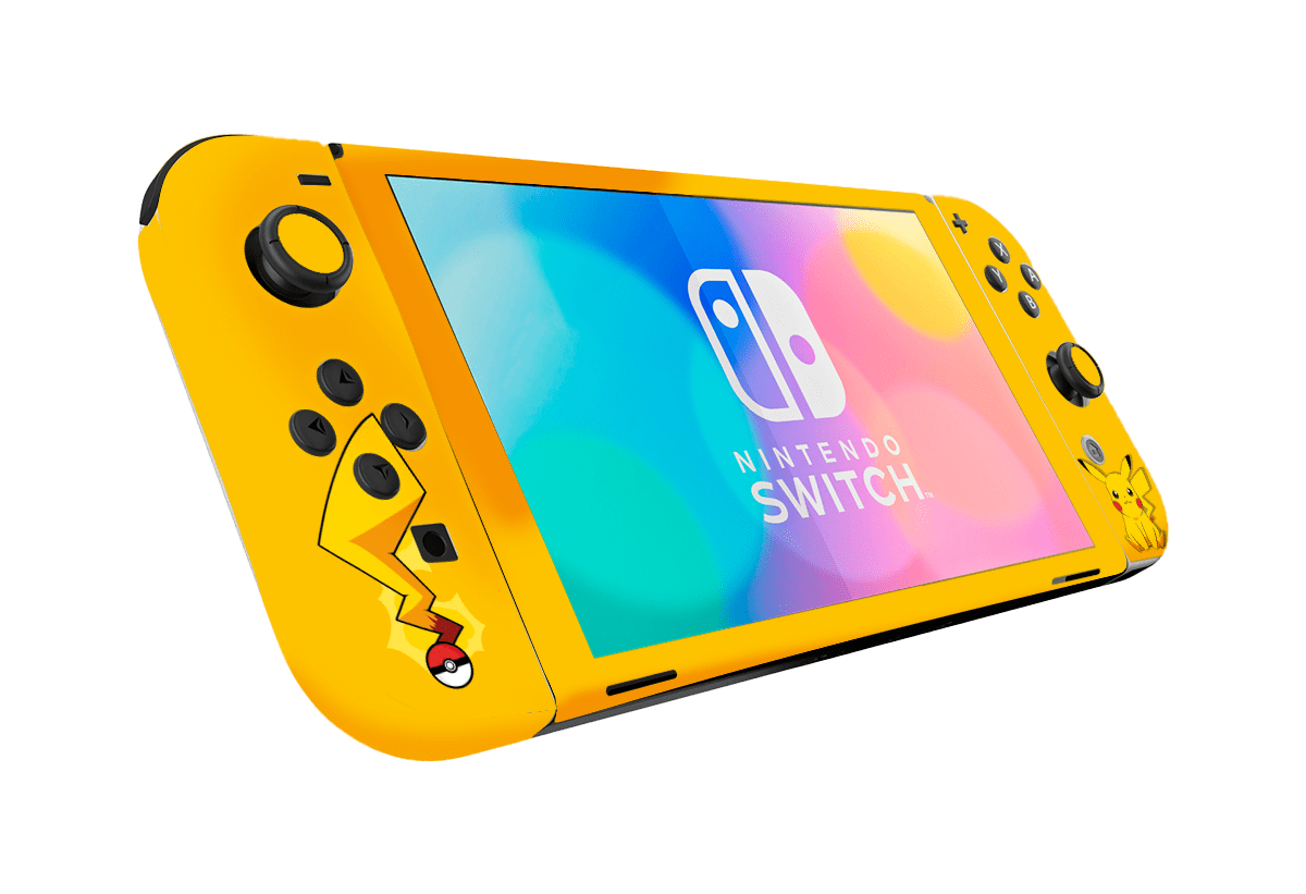 Pokemon Pikachu Skin Nintendo Switch OLED (2021) Xonebrand