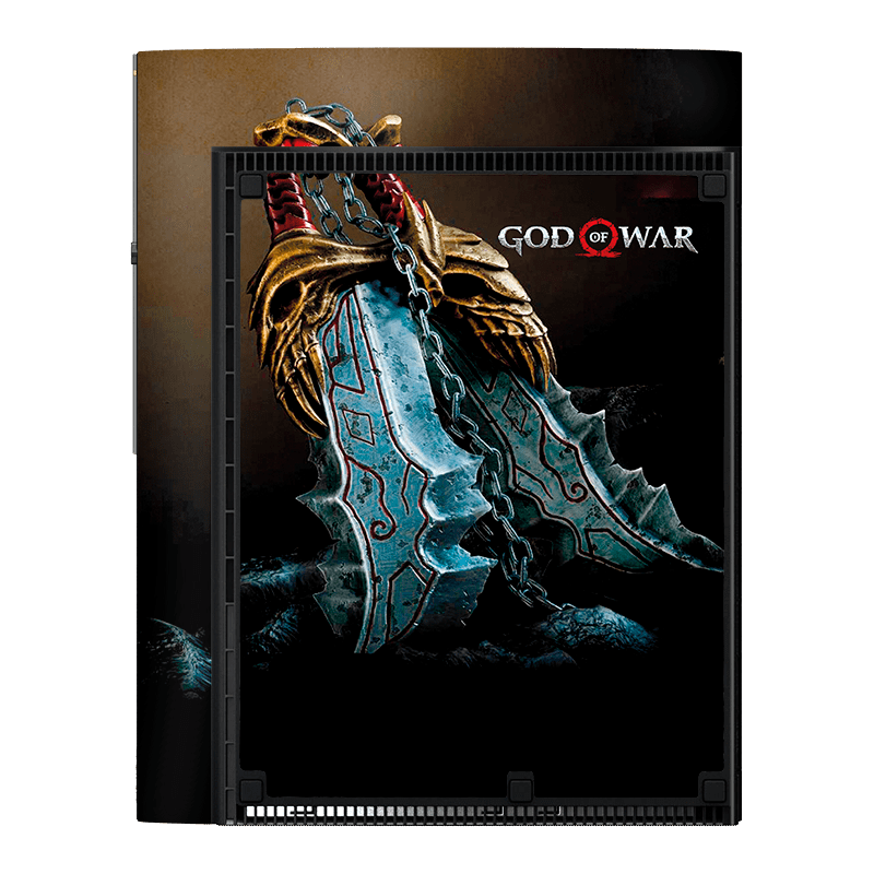 God of War Skin Playstation 3 Super Slim Xonebrand