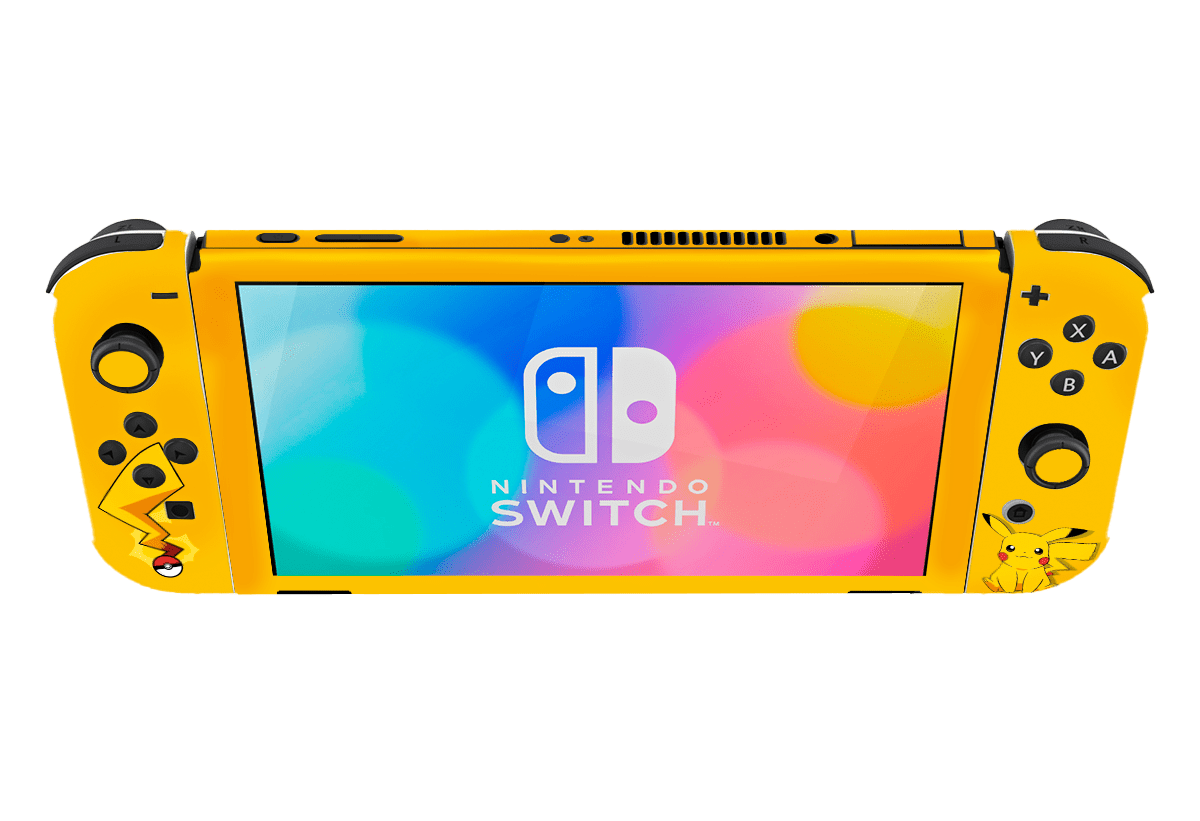 Pokémon Pikachu Nintendo Switch Oled (2021) Skin