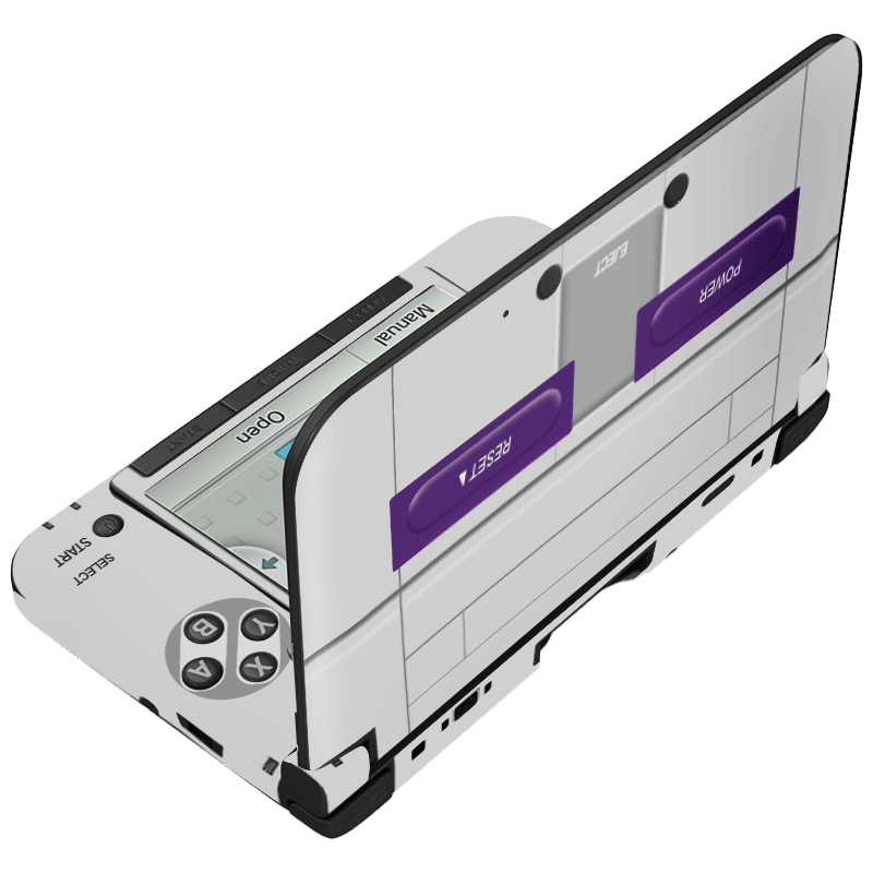 SNES Nintendo 3DS XL 2015 Skin