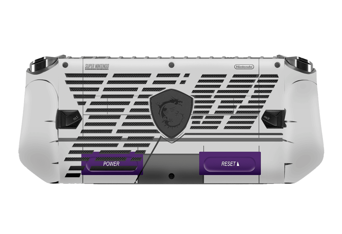 Skin para MSI Claw A1M edición SNES – Xonebrand