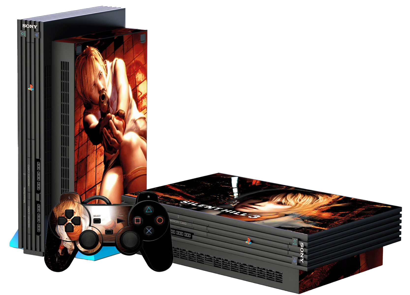 Silent Hill 3 PS2 Fat Bundle Skin