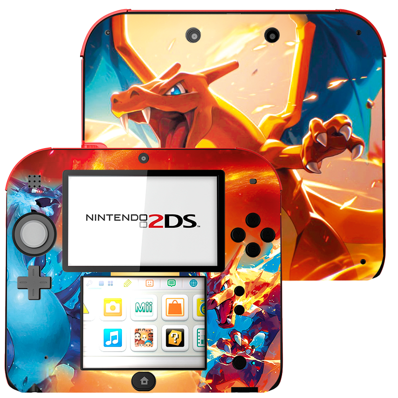 Pokemon Charizard Nintendo 2DS Skin