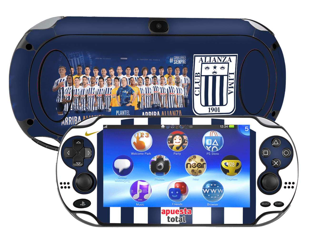 Alianza Lima Skin Playstation Portable PSVita Fat Xonebrand