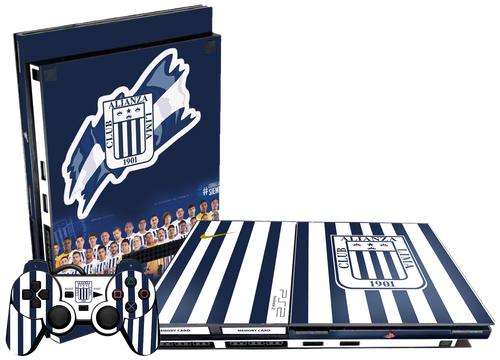 Alianza Lima Skin Playstation 2 Slim Xonebrand
