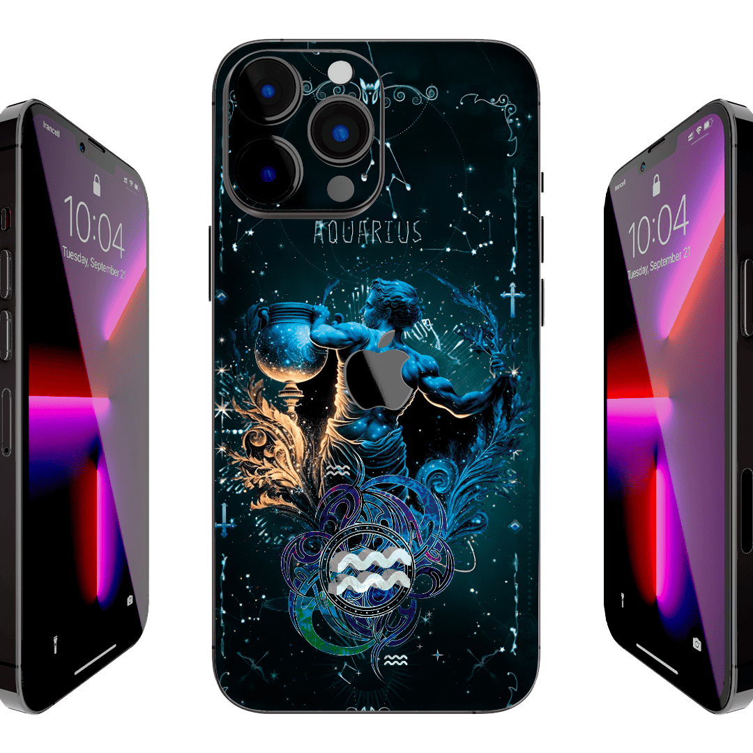 Signo Acuario Iphone 13 Pro Max Bundle Skin