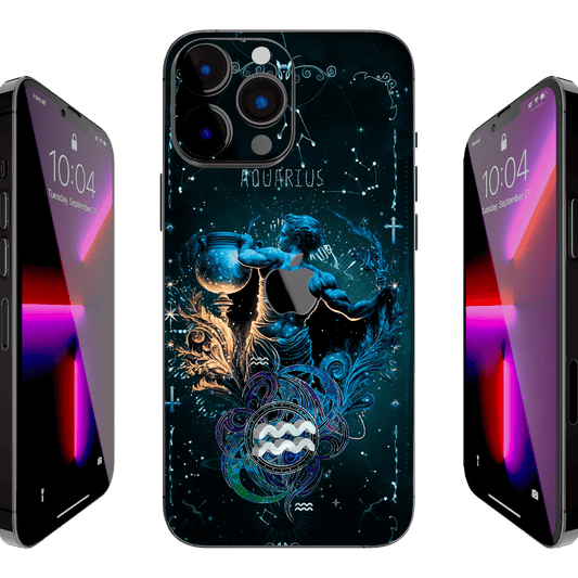 Signo Acuario Iphone 13 Pro Max Bundle Skin