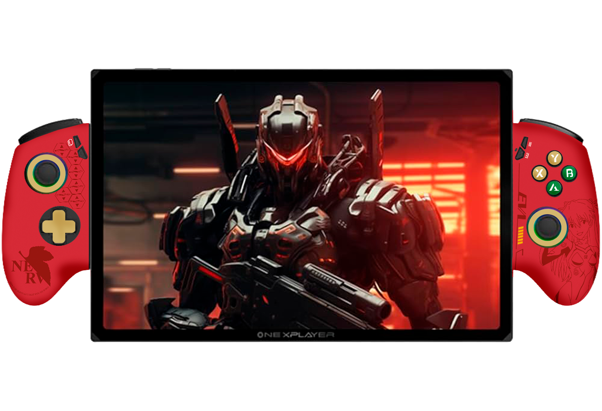 Evangelion Eva 02 PS1 OneXPlayer X1 Skin Xonebrand