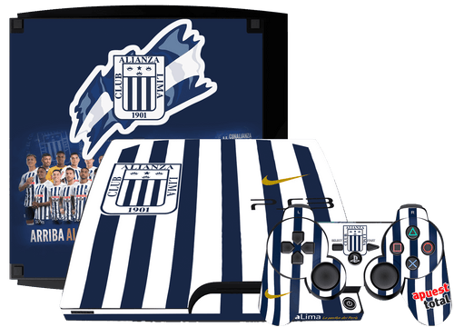 Alianza Lima Skin Playstation 3 Slim Xonebrand