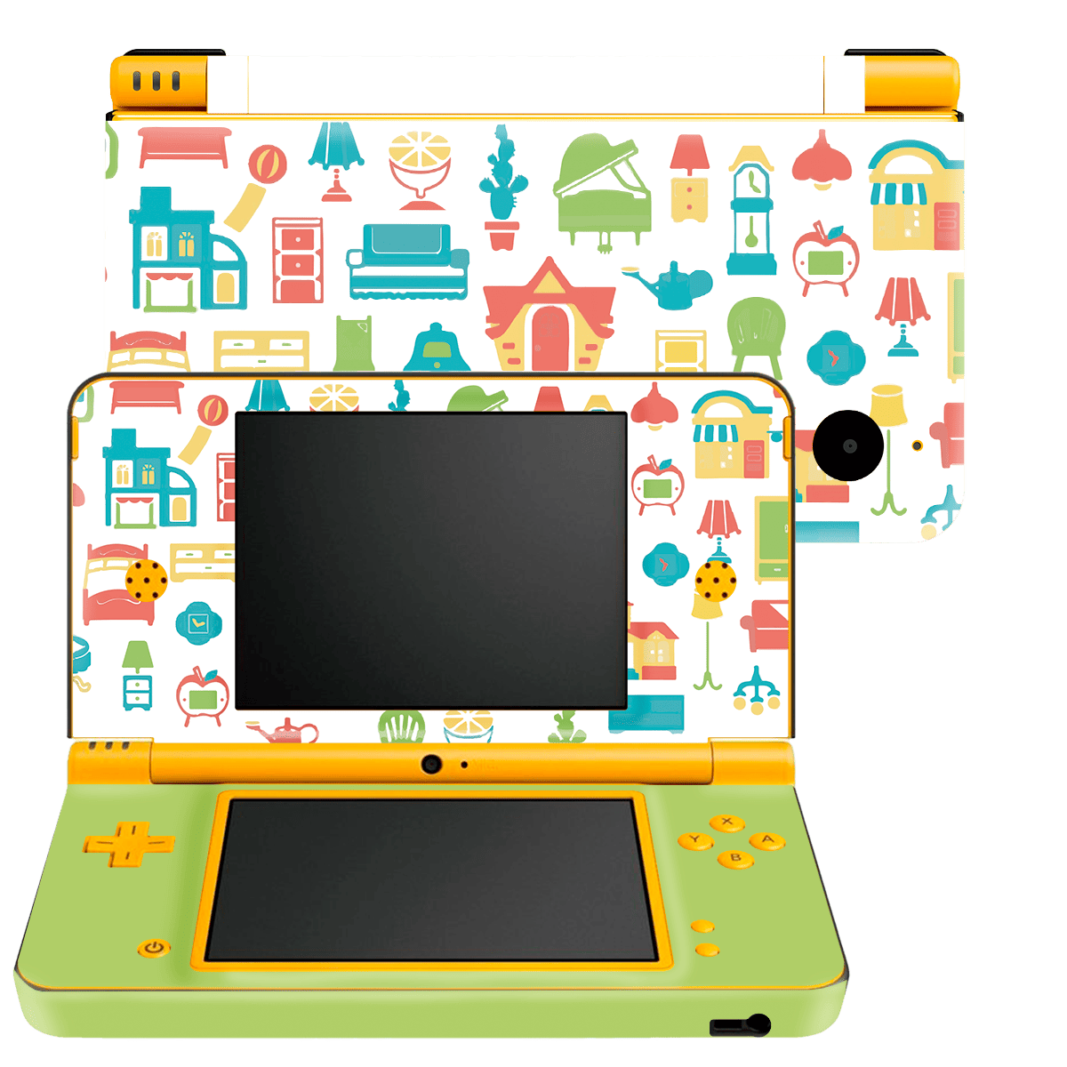 Animal Crossing Skin Nintendo DSi XL (2009) Xonebrand