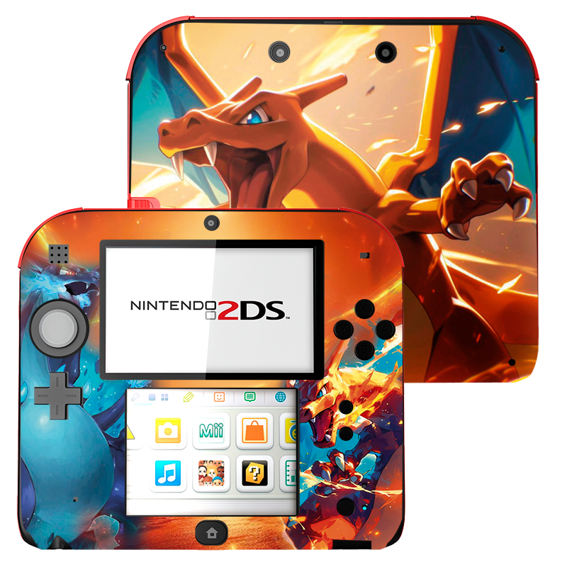 Pokemon Charizard Nintendo 2DS Skin