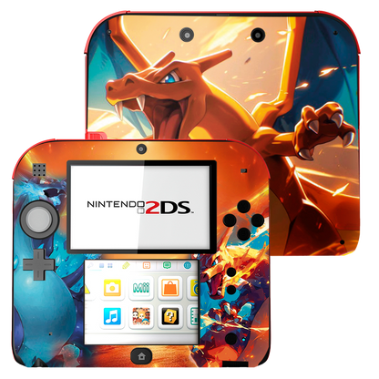 Pokemon Charizard Nintendo 2DS Skin