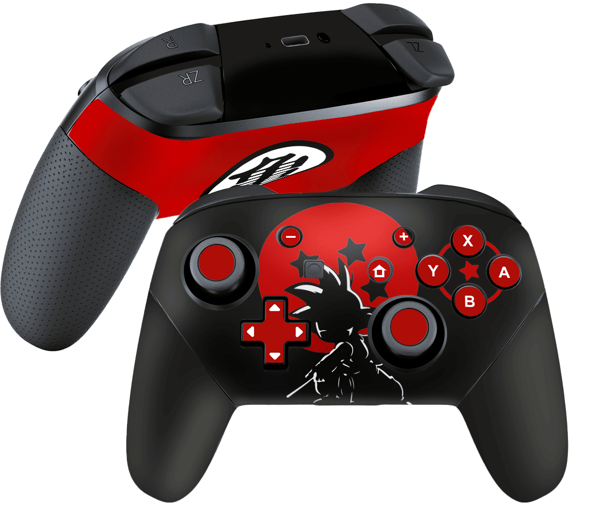 Dragon Ball Skin Nintendo Switch Pro Controller Xonebrand