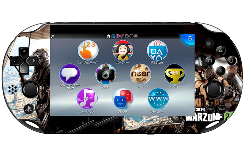 Call of Duty Warzone Skin Playstation Portable PSVita Slim