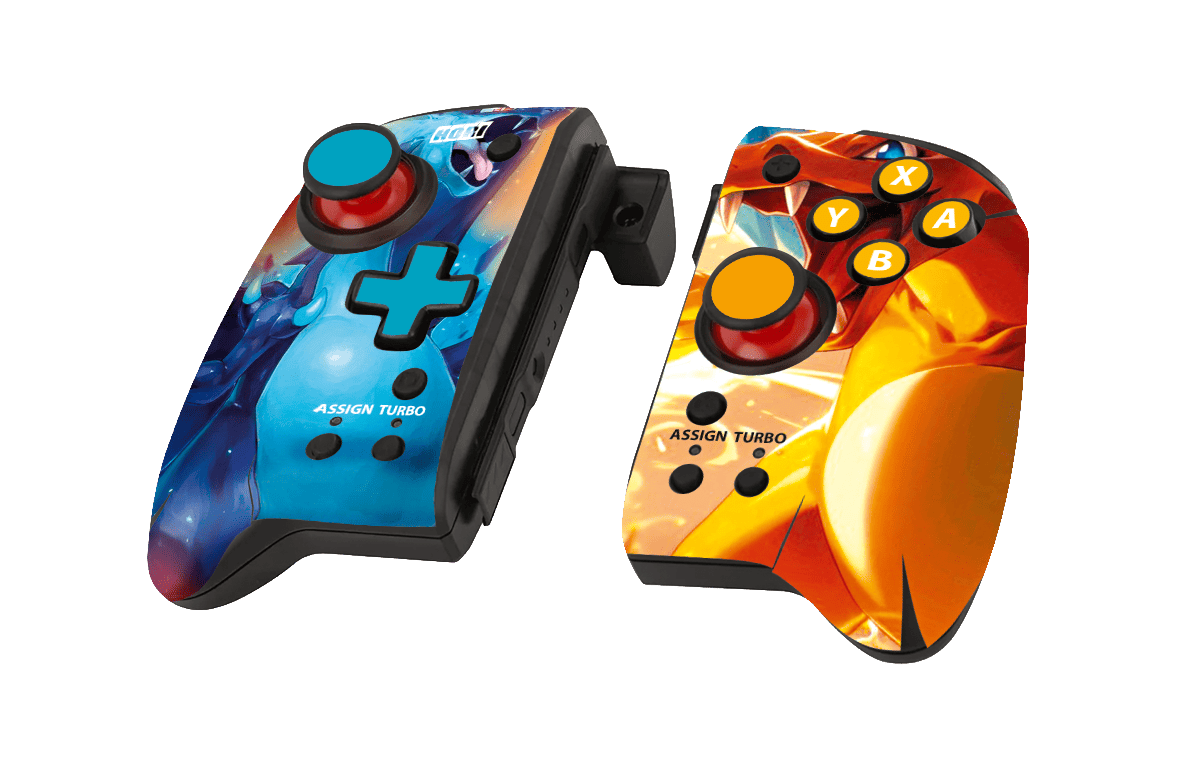 Pokemon Charizard Nintendo Switch Hori Split Pad Pro Skin Xonebrand