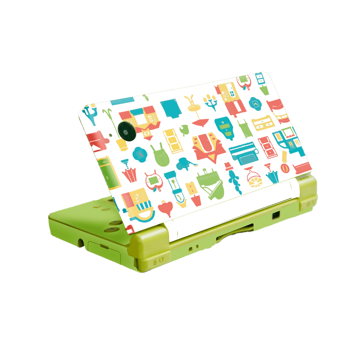 Animal Crossing Skin Nintendo DSi XL (2009) Xonebrand