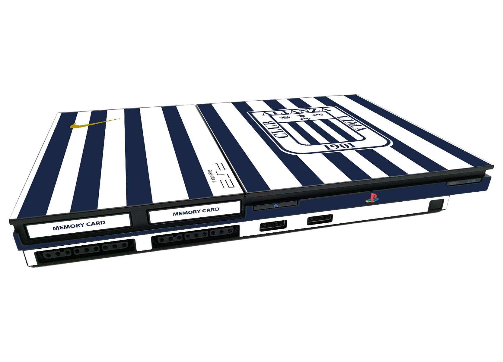 Alianza Lima Skin Playstation 2 Slim Xonebrand