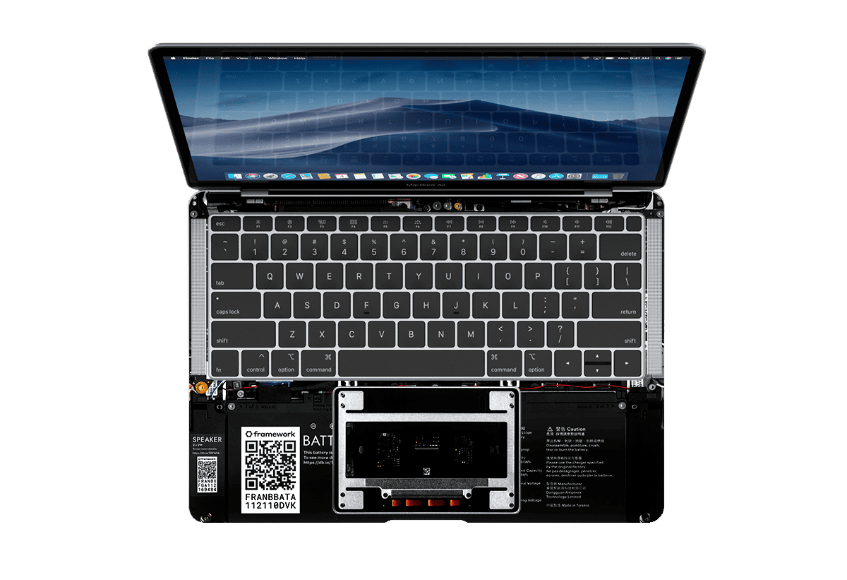 Teardown Skin Mackbook Air 13" Xonebrand