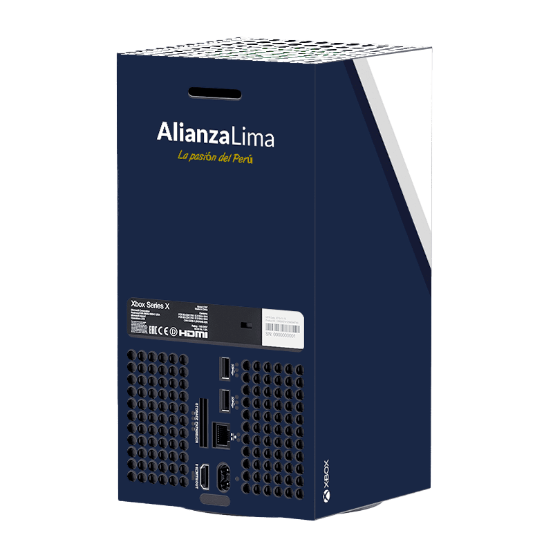 Alianza Lima Skin Xbox Series X Xonebrand