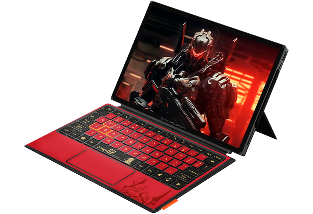 Evangelion Eva 02 PS1 OneXPlayer X1 Skin Xonebrand