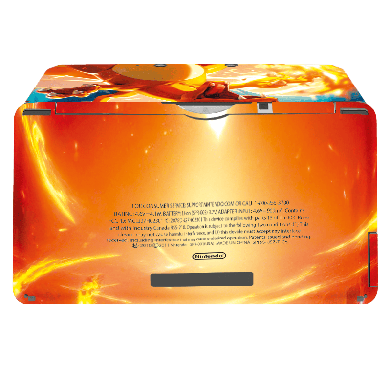 Pokemon Charizard Nintendo 3DS Skin