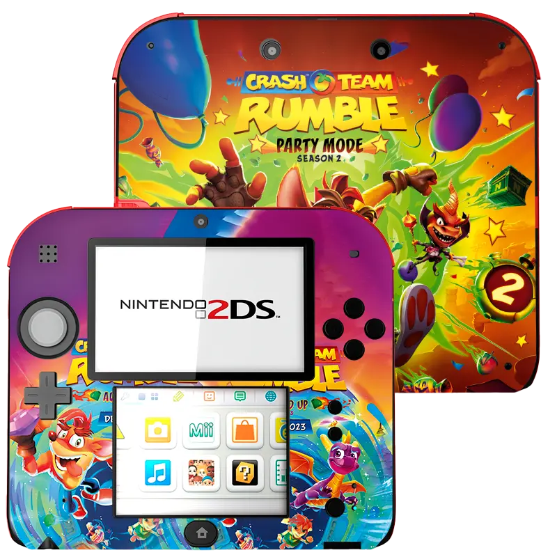 Skin para Nintendo 2Ds edición Crash – Xonebrand