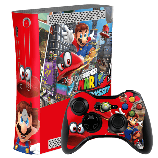Mario Odyssey Skin Xbox 360 Fat