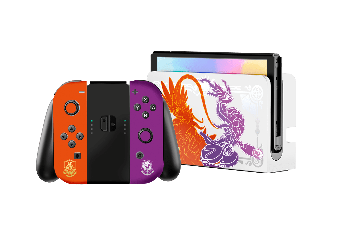 Pokemon Scarlet & Violet Skin Nintendo Switch OLED (2021) Xonebrand