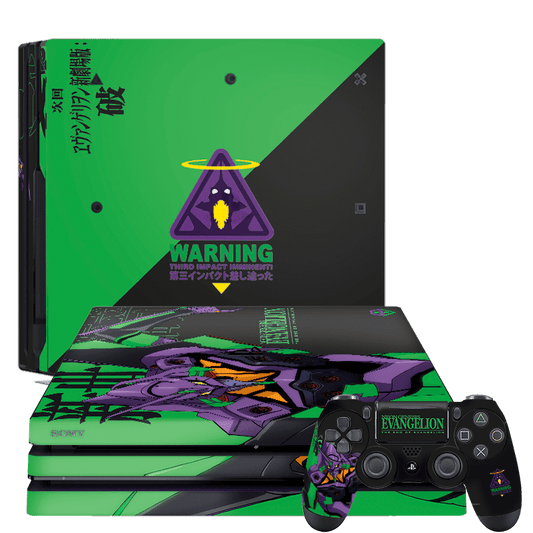 Evangelion Eva-01 PS4 Pro Bundle Skin