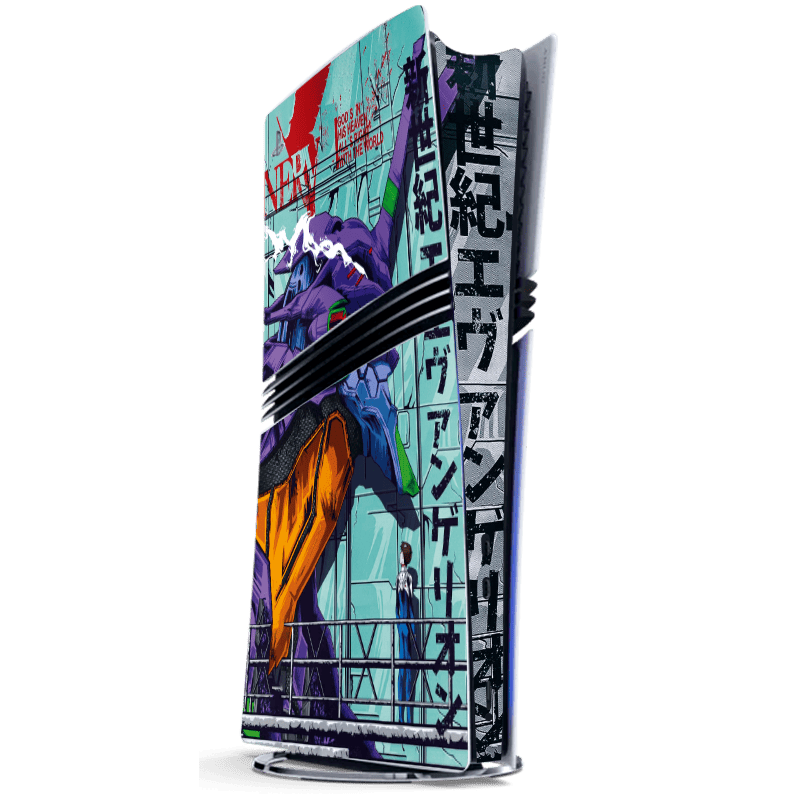 Evangelion PS5 Pro Bundle Skin