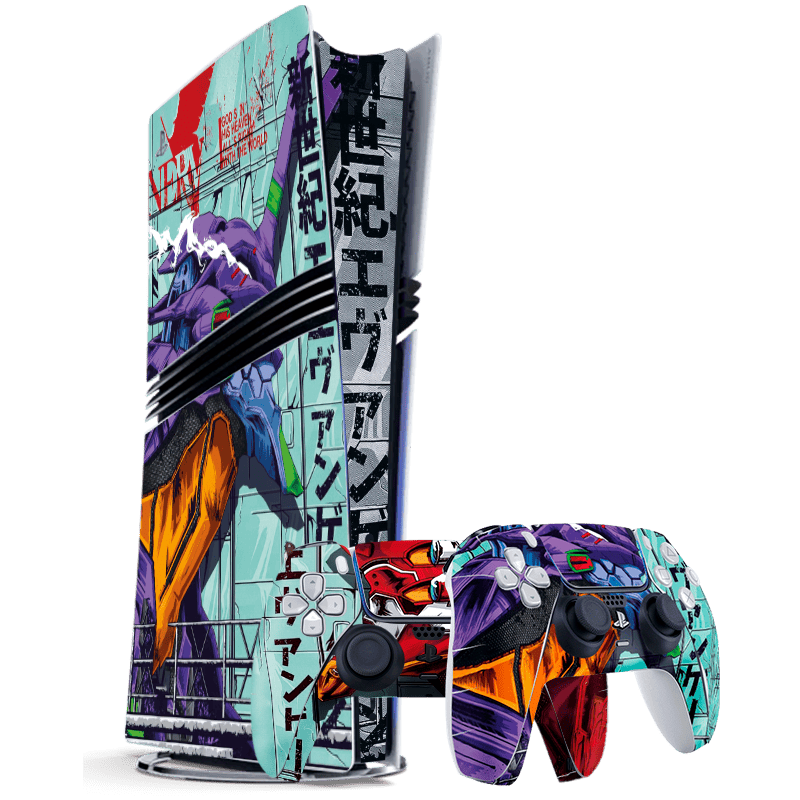 Evangelion PS5 Pro Bundle Skin