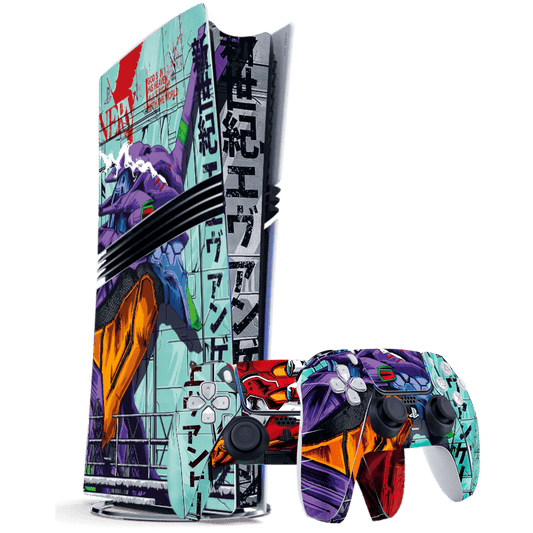 Evangelion PS5 Pro Bundle Skin