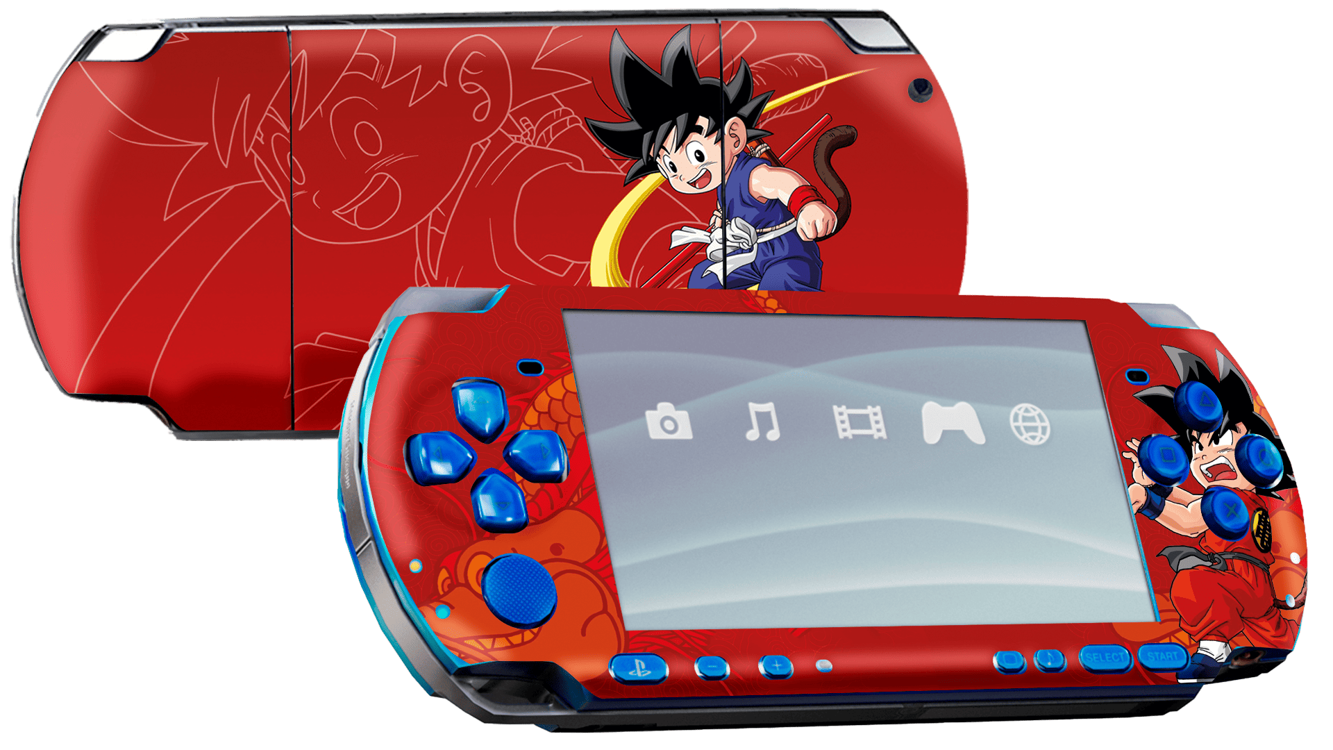 Dragon Ball PSP portátil para juegos Bundle Skin