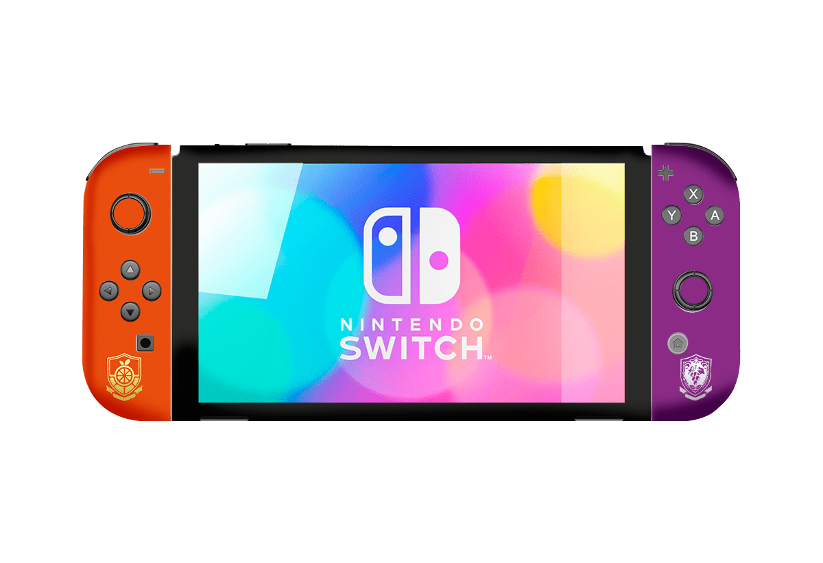 Pokémon Scarlet & Violet Nintendo Switch Oled (2021) Skin