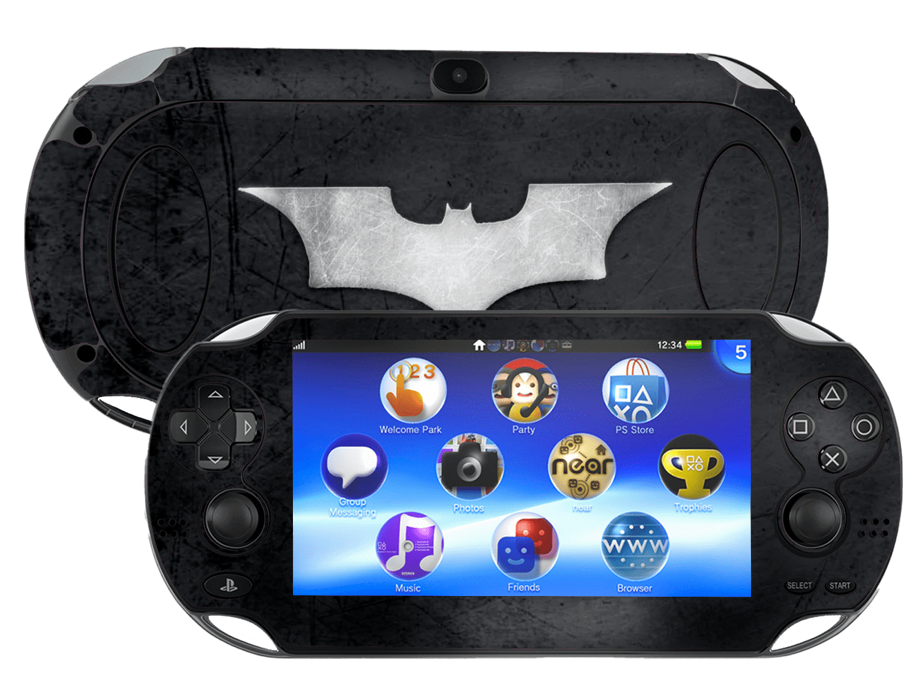 Batman Skin Playstation Portable PSVita Fat Xonebrand