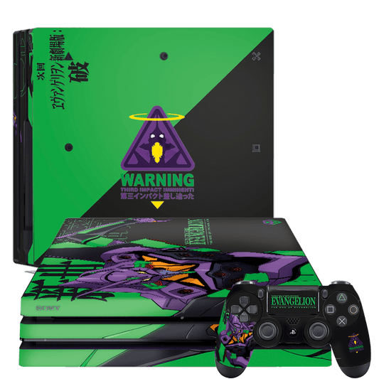 Evangelion Eva 01 Skin Playstation 4 Pro