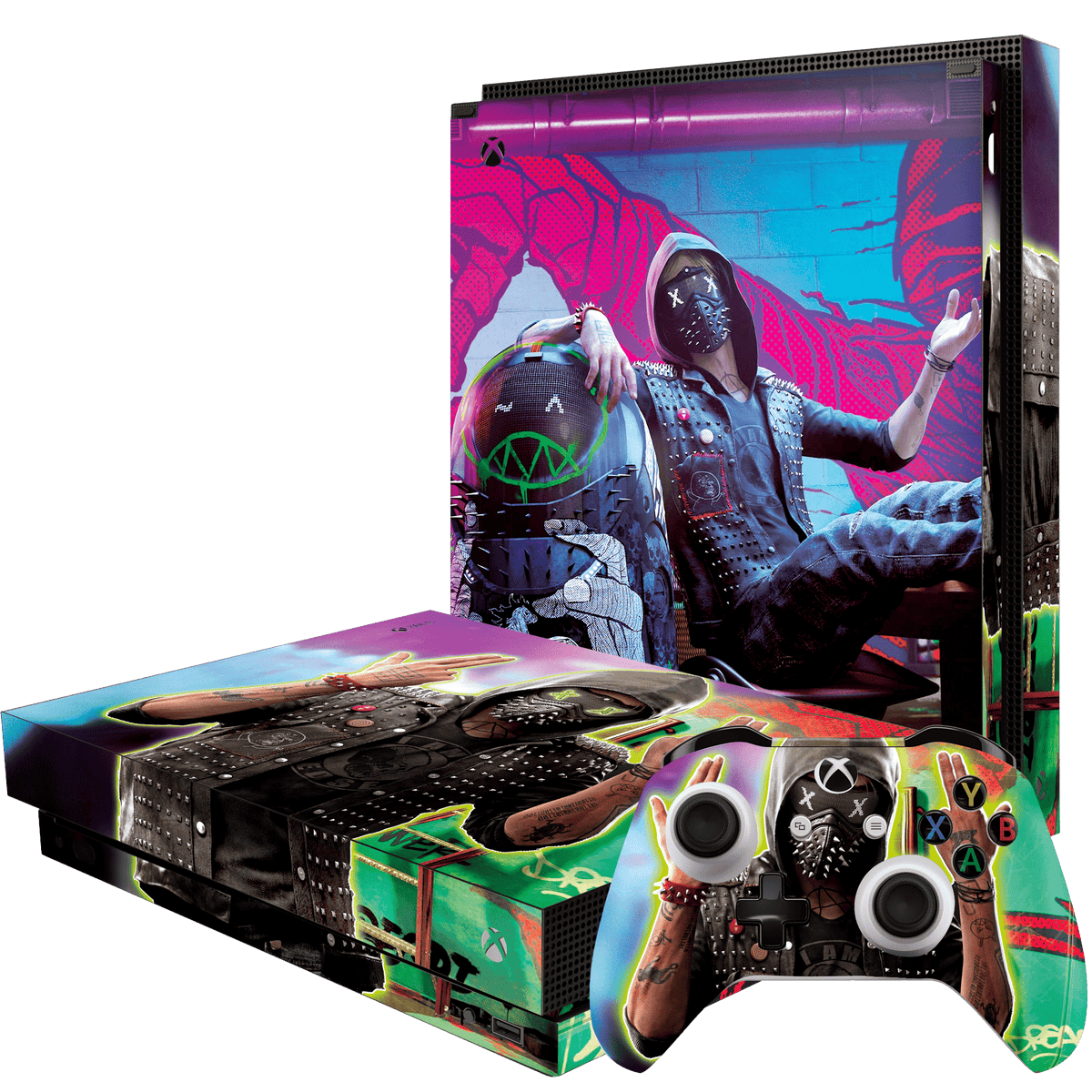 Watch Dog 2 Skin Xbox One X Xonebrand