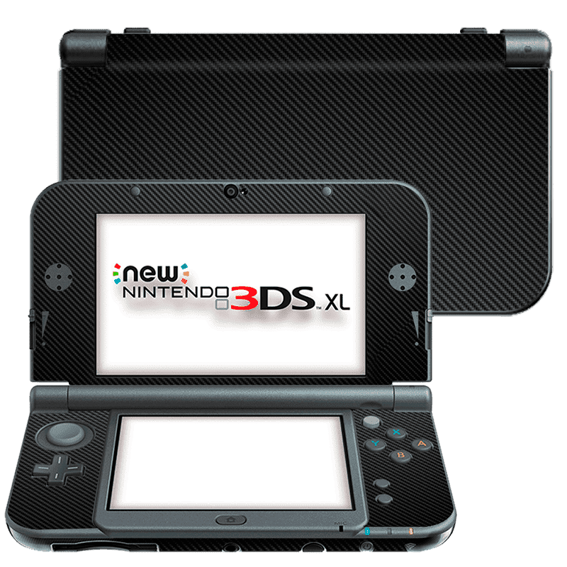 Skin para Nintendo New 3Ds XL edición Fibra Carbono Negro – Xonebrand