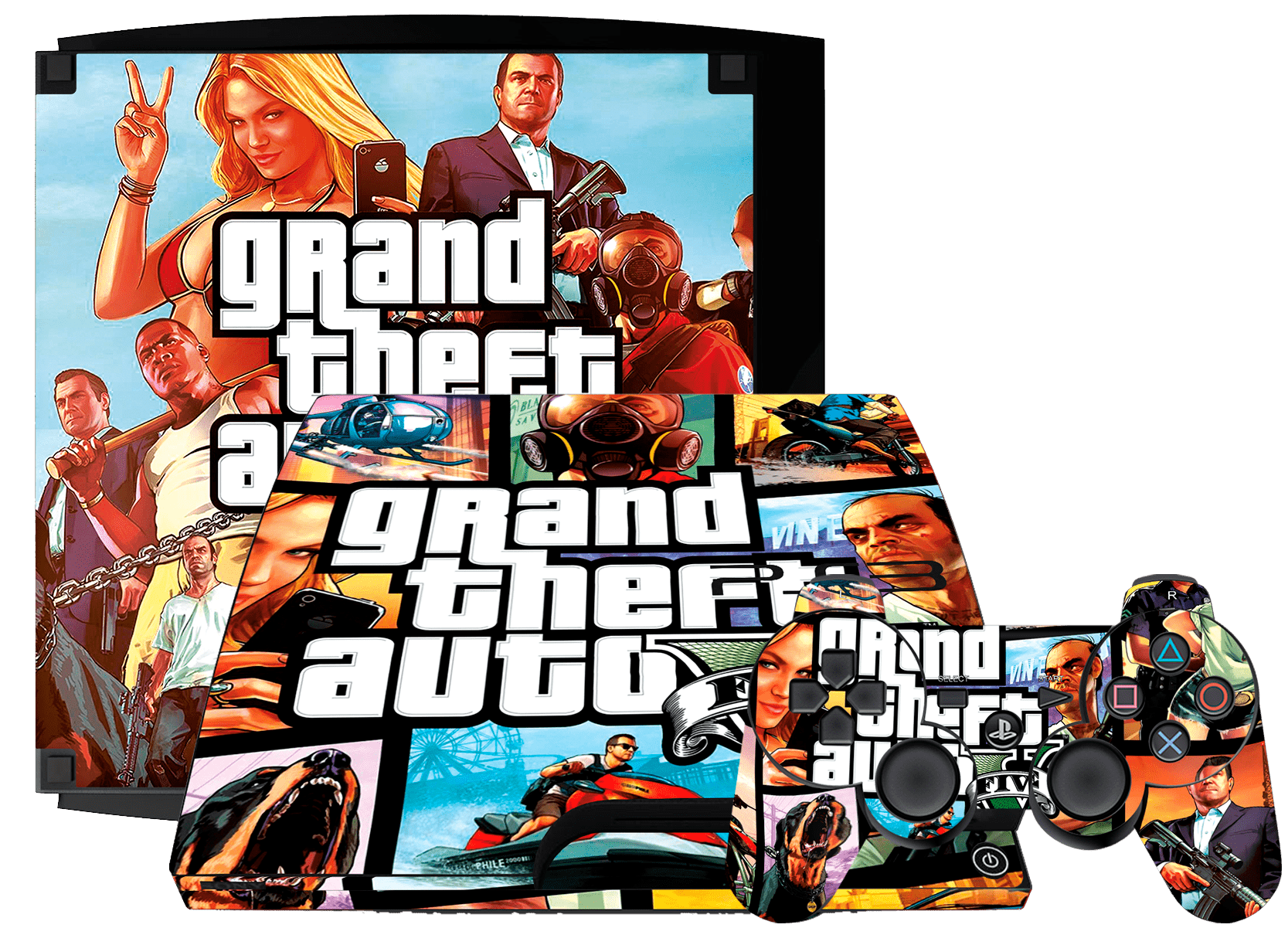 GTA Skin Playstation 3 Slim