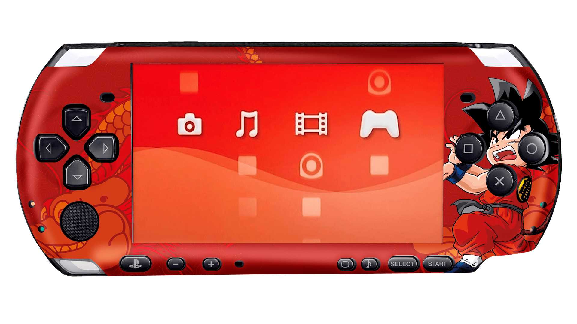 Dragon Ball PSP portátil para juegos Bundle Skin