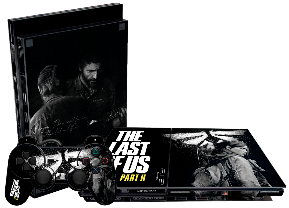 The last of Us Skin Playstation 2 Slim Xonebrand