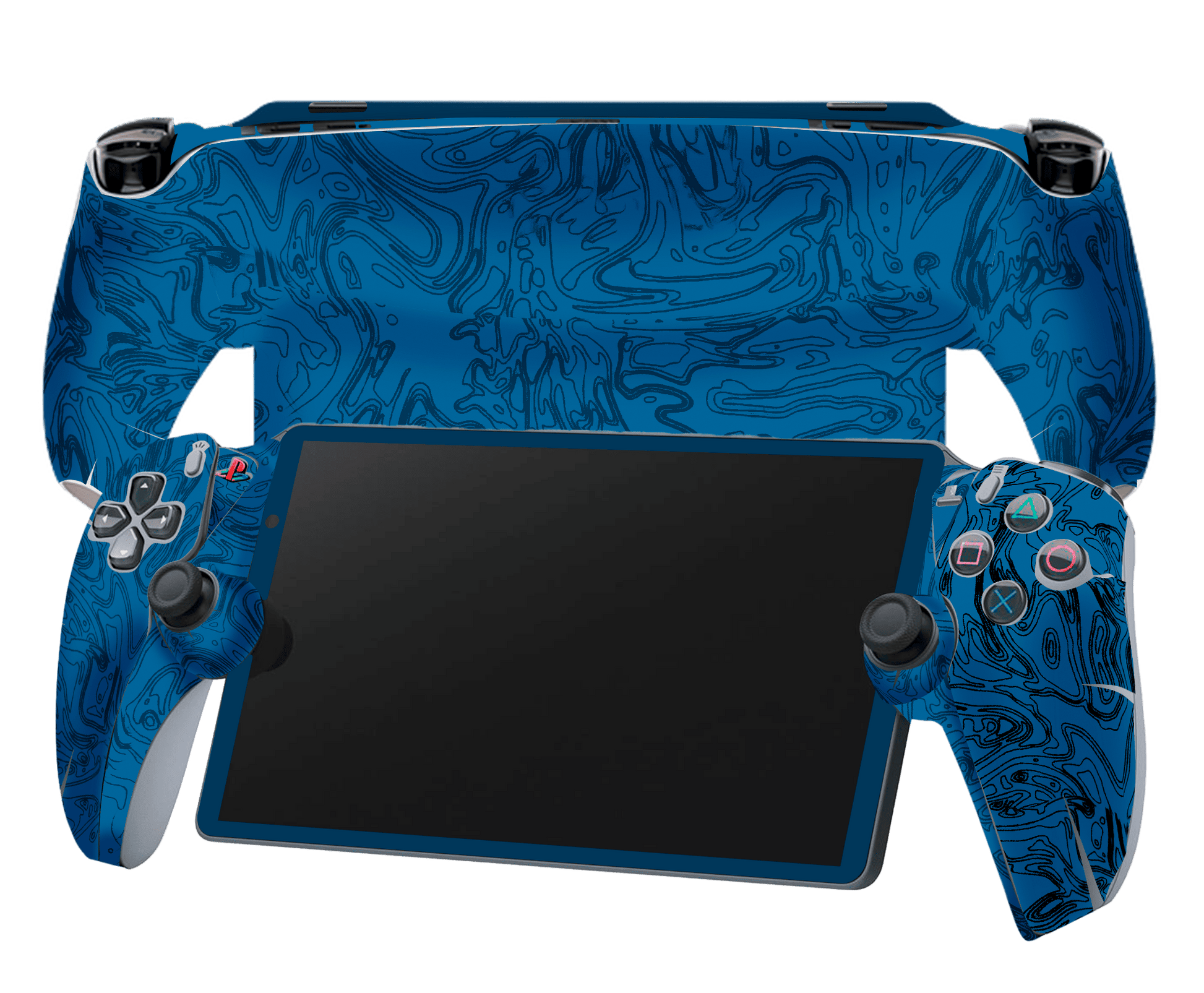 Blue Line Skin Playstation Portal