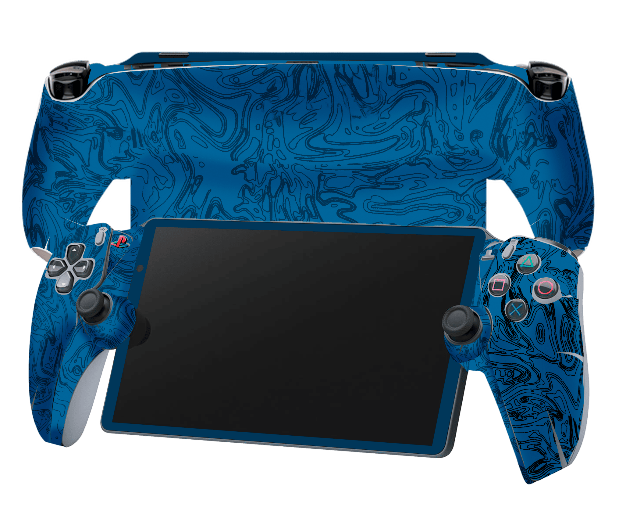 Blue Line Skin Playstation Portal Xonebrand