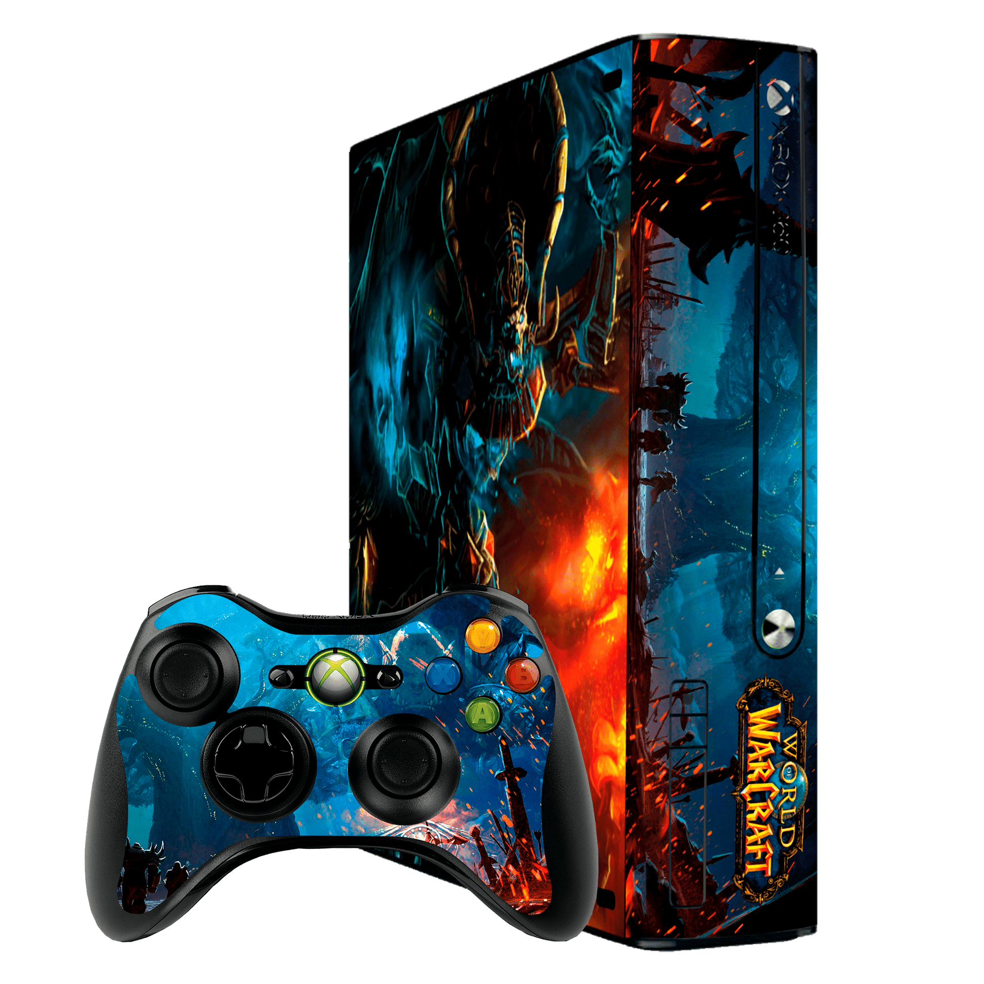 Warcraft Xbox 360 E Bundle Skin