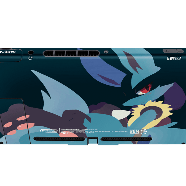 Pokemon Lucario Skin Nintendo Switch (2017) Xonebrand