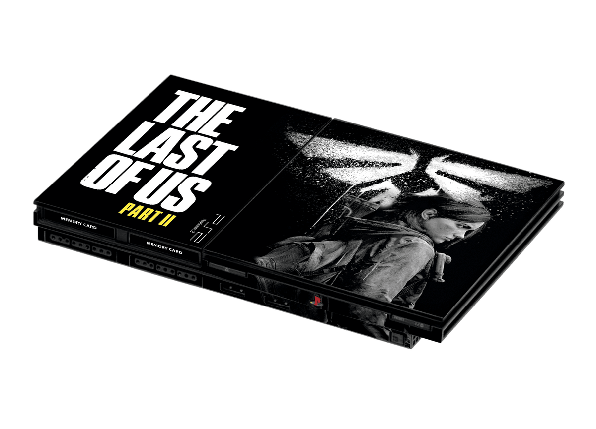 The last of Us Skin Playstation 2 Slim Xonebrand