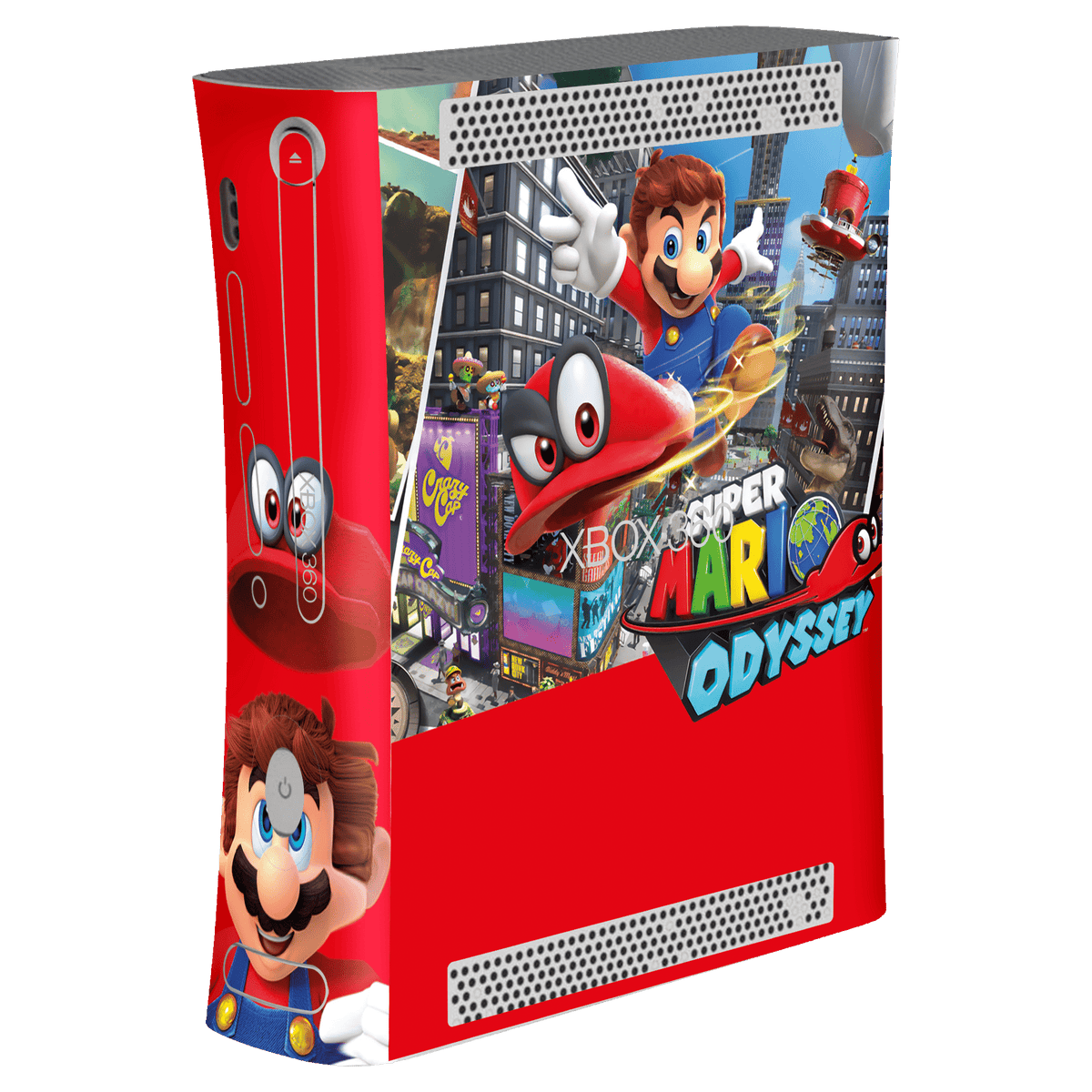 Mario Odyssey Skin Xbox 360 Fat Xonebrand