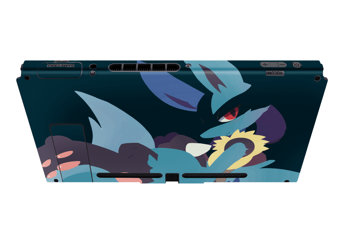 Pokemon Lucario Nintendo Switch Skin