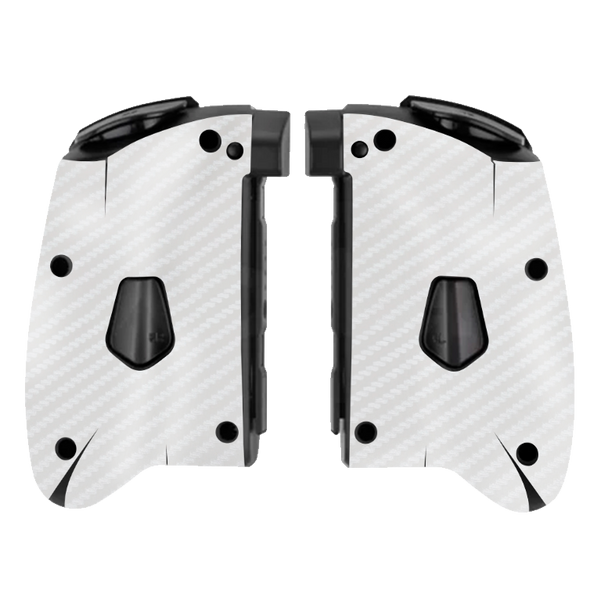 White Carbon Fiber Skin Nintendo Switch Hori Controller